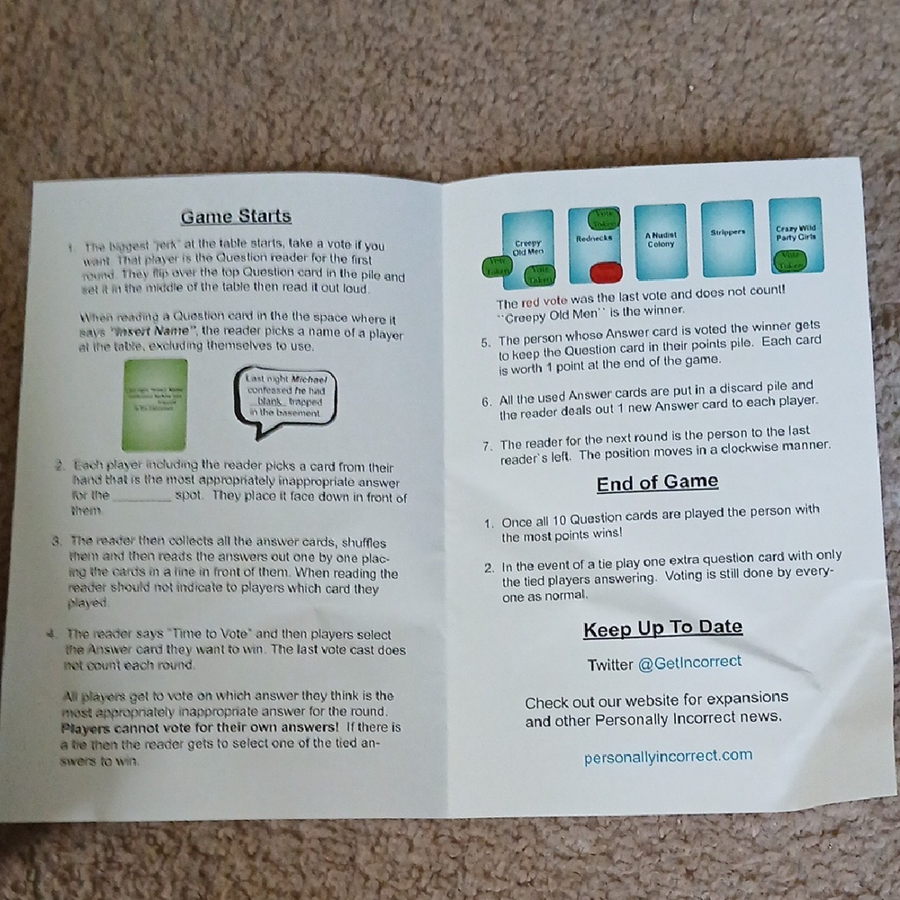 Personally Incorrect Card Game - Picture 5 of 5